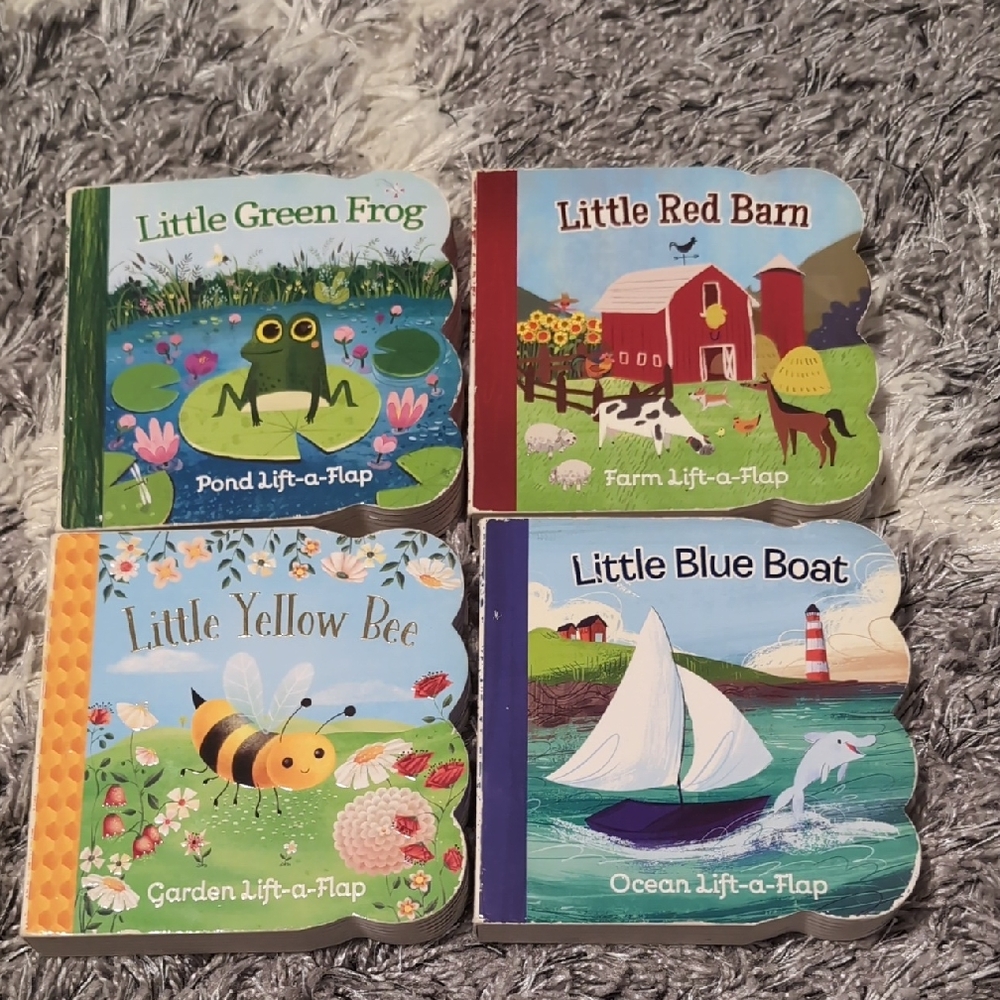 Set of Four Lift-a-Flap Books